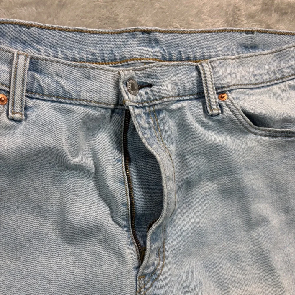 Levi's 541 Denim Shorts Mens W40 Light Wash Blue Slim Cut